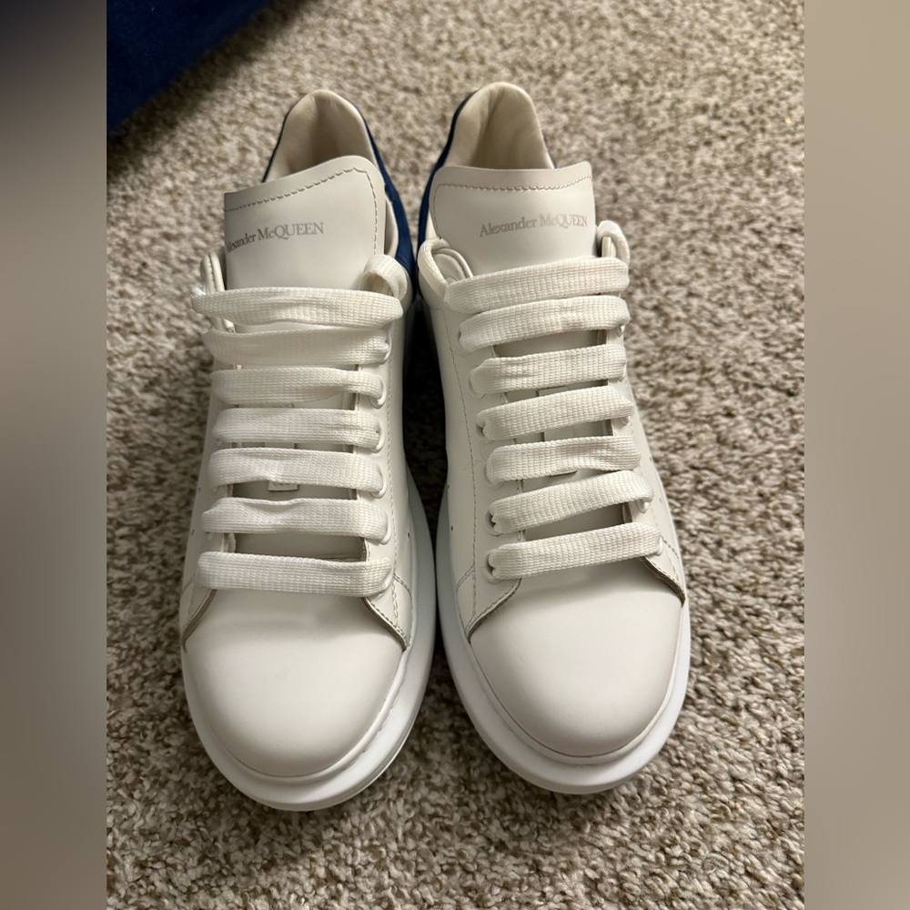 Alexander McQueen sneakers with blue